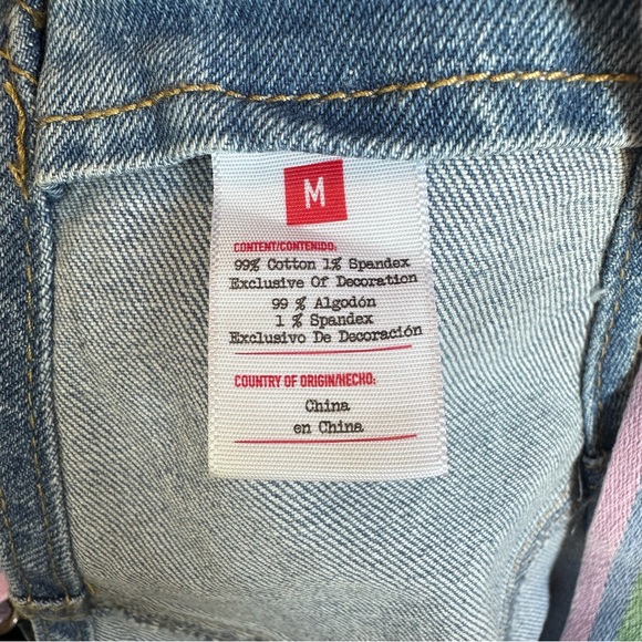 NWT Target Pride Queen Rainbow Overalls M - Picture 8 of 8